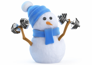 Snowman with weights